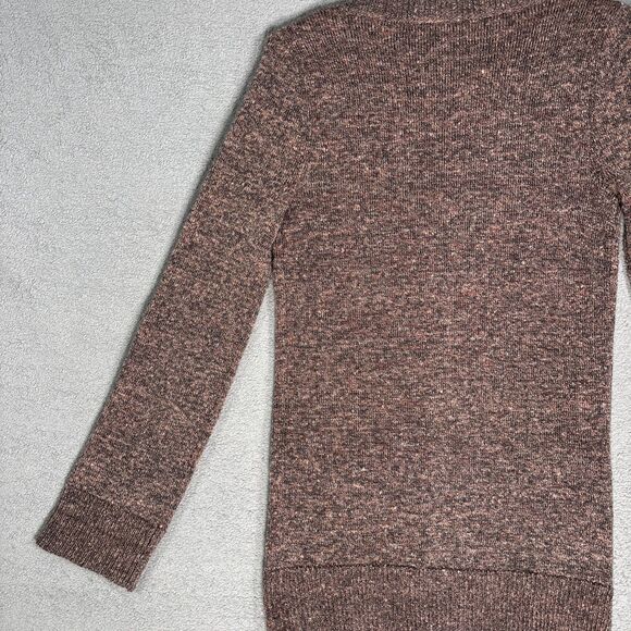 Bke Long Cardigan Sweater Women’s Size L Rust Brown Professor Academia Teacher - Picture 14 of 14